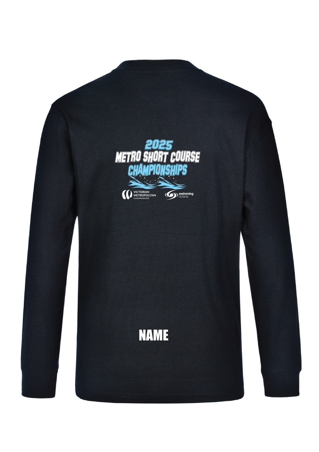 2025 VICTORIAN METRO SC CHAMPIONSHIP LONG SLEEVE TEE - NAVY