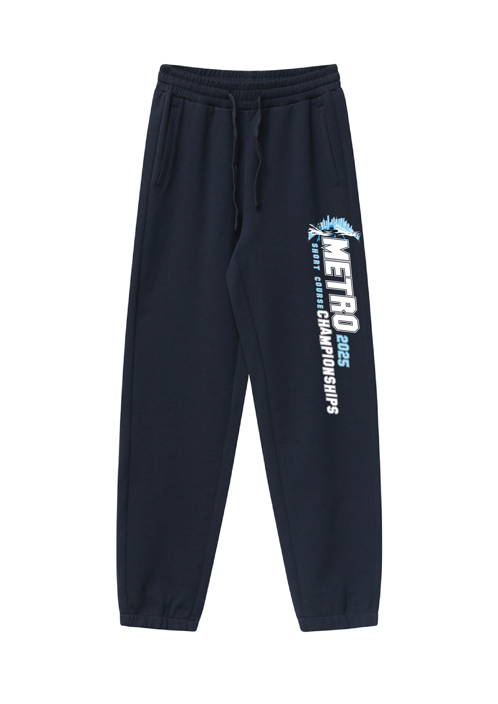 2025 VICTORIAN METRO SC CHAMPIONSHIP TRACKPANT - KIDS SIZES -NAVY