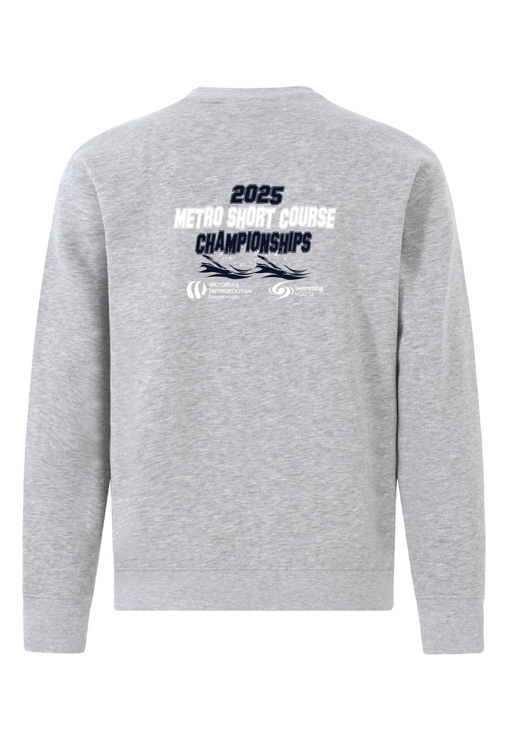 2025 VICTORIAN METRO CHAMPIONSHIP SWEAT TOP - UNISEX GREY MARLE