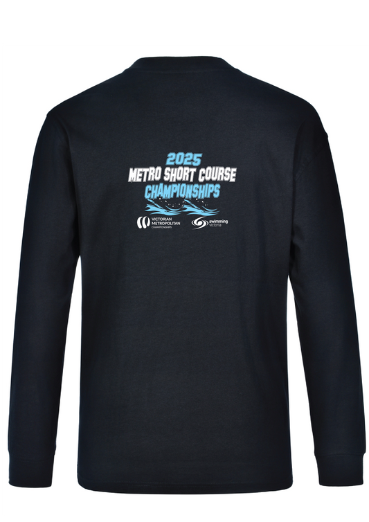 2025 VICTORIAN METRO SC CHAMPIONSHIP LONG SLEEVE TEE - NAVY