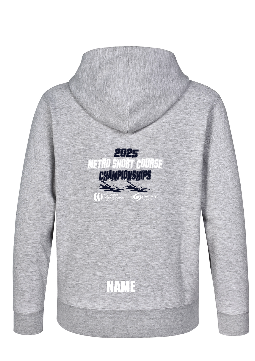 2025 VICTORIAN METRO SC CHAMPIONSHIP HOODIE - GREY MARLE