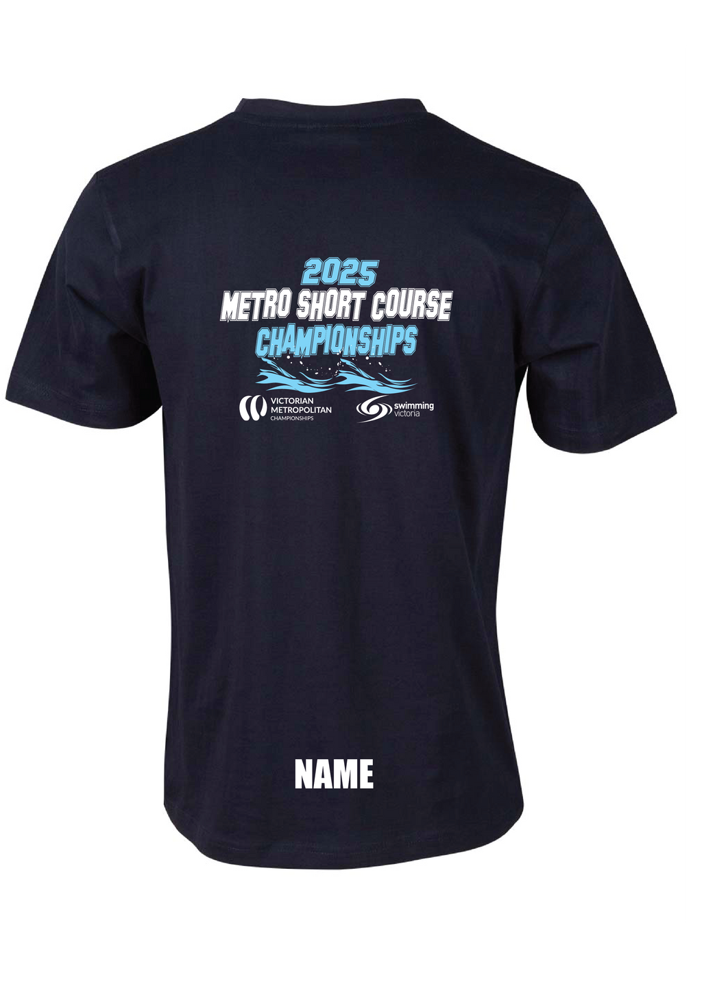 2025 VICTORIAN METRO SC CHAMPIONSHIP SHORT SLEEVE TEE - NAVY
