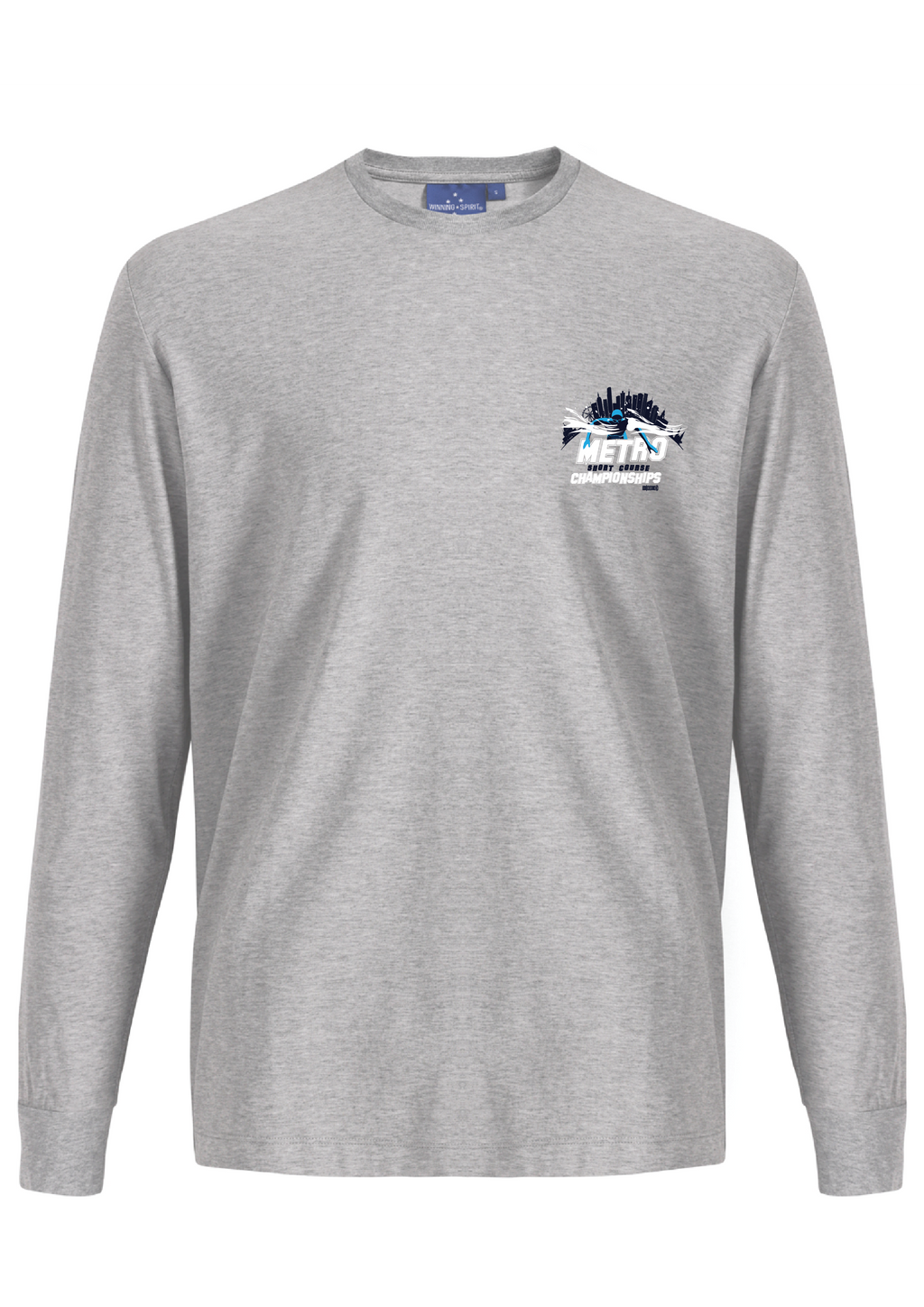 2025 VICTORIAN METRO SC CHAMPIONSHIP LONG SLEEVE TEE - GREY MARLE