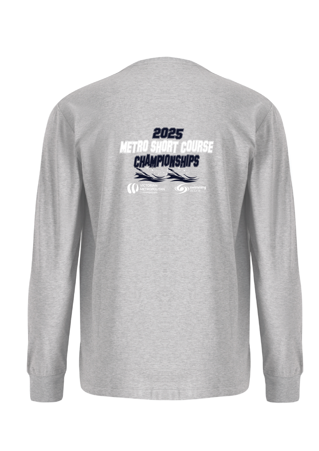 2025 VICTORIAN METRO SC CHAMPIONSHIP LONG SLEEVE TEE - GREY MARLE