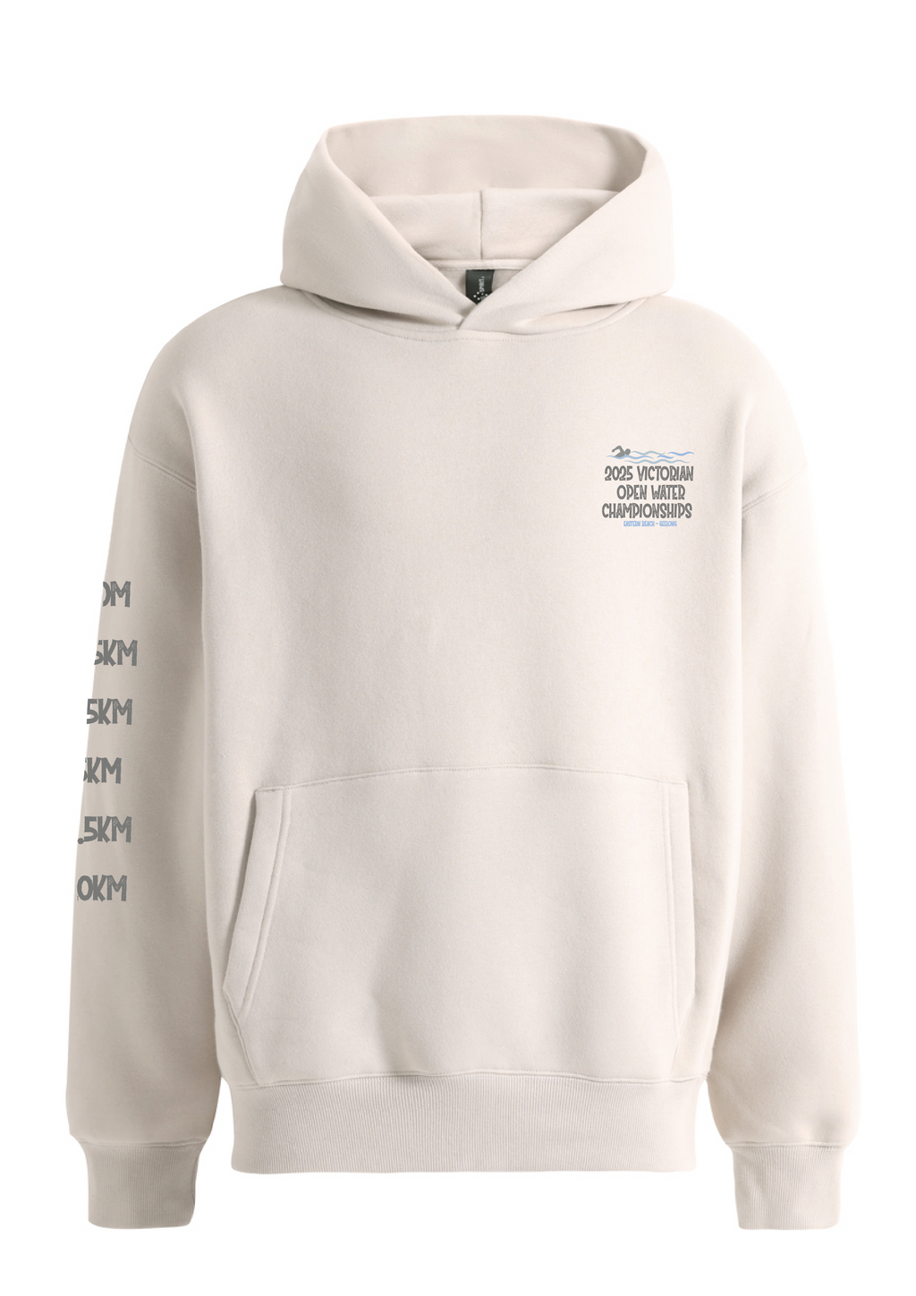 2025 VICTORIAN OPEN WATER CHAMPIONSHIPS HOODIE -  STONE