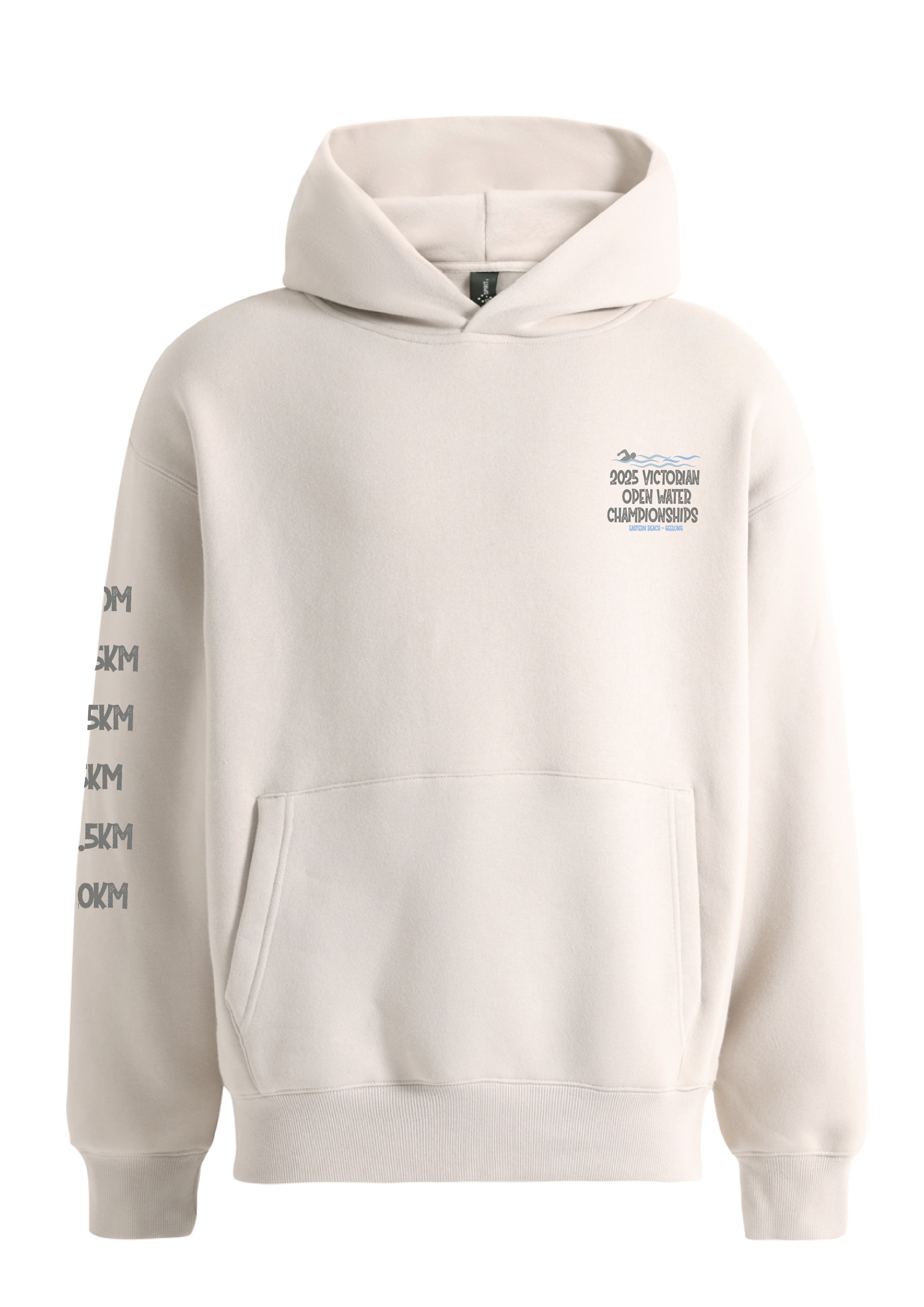 2025 VICTORIAN OPEN WATER CHAMPIONSHIPS HOODIE -  STONE