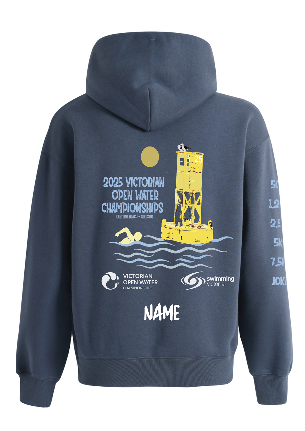 2025 VICTORIAN OPEN WATER CHAMPIONSHIPS HOODIE -  SLATE