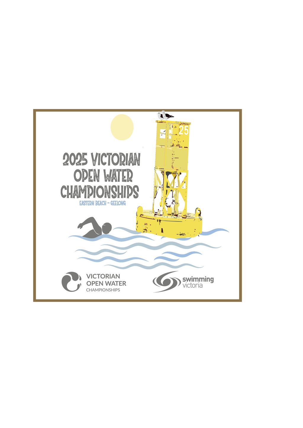 2025 VICTORIAN OPEN WATER CHAMPIONSHIP BOXED PIN