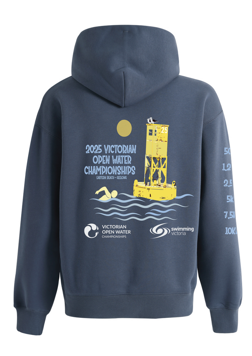 2025 VICTORIAN OPEN WATER CHAMPIONSHIPS HOODIE -  SLATE