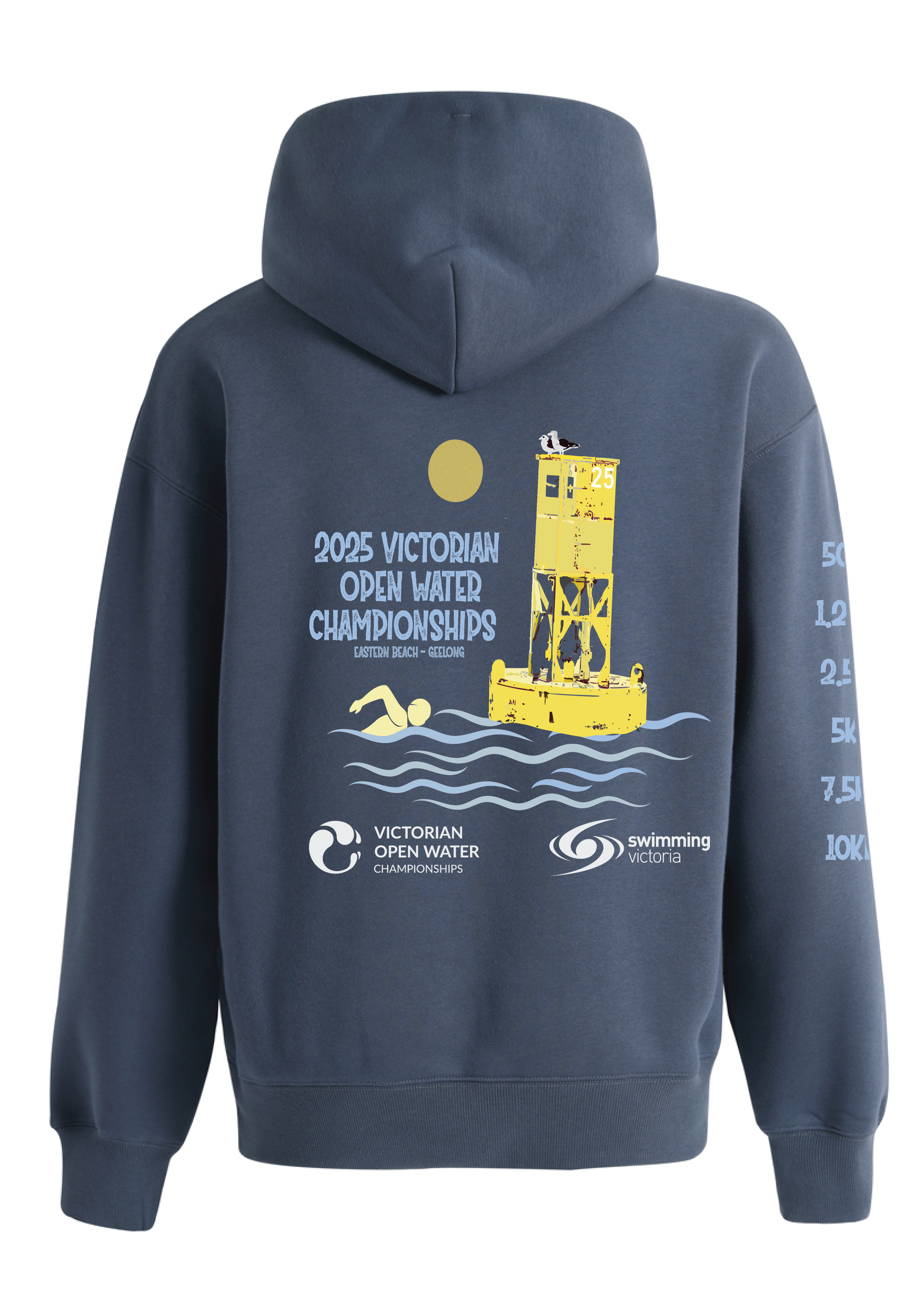 2025 VICTORIAN OPEN WATER CHAMPIONSHIPS HOODIE -  SLATE