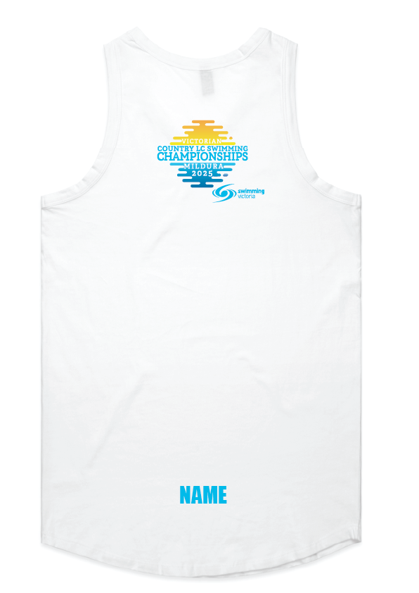 2025 VICTORIAN COUNTRY LC UNISEX SINGLET TOP - WHITE