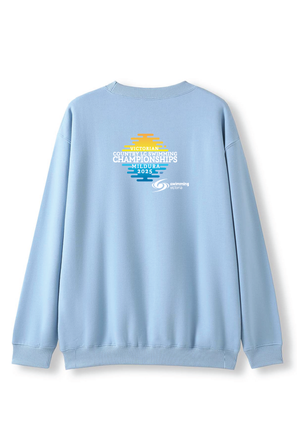 2025 VICTORIAN COUNTRY LC CHAMPIONSHIP CREW NECK SWEAT TOP - PALE BLUE