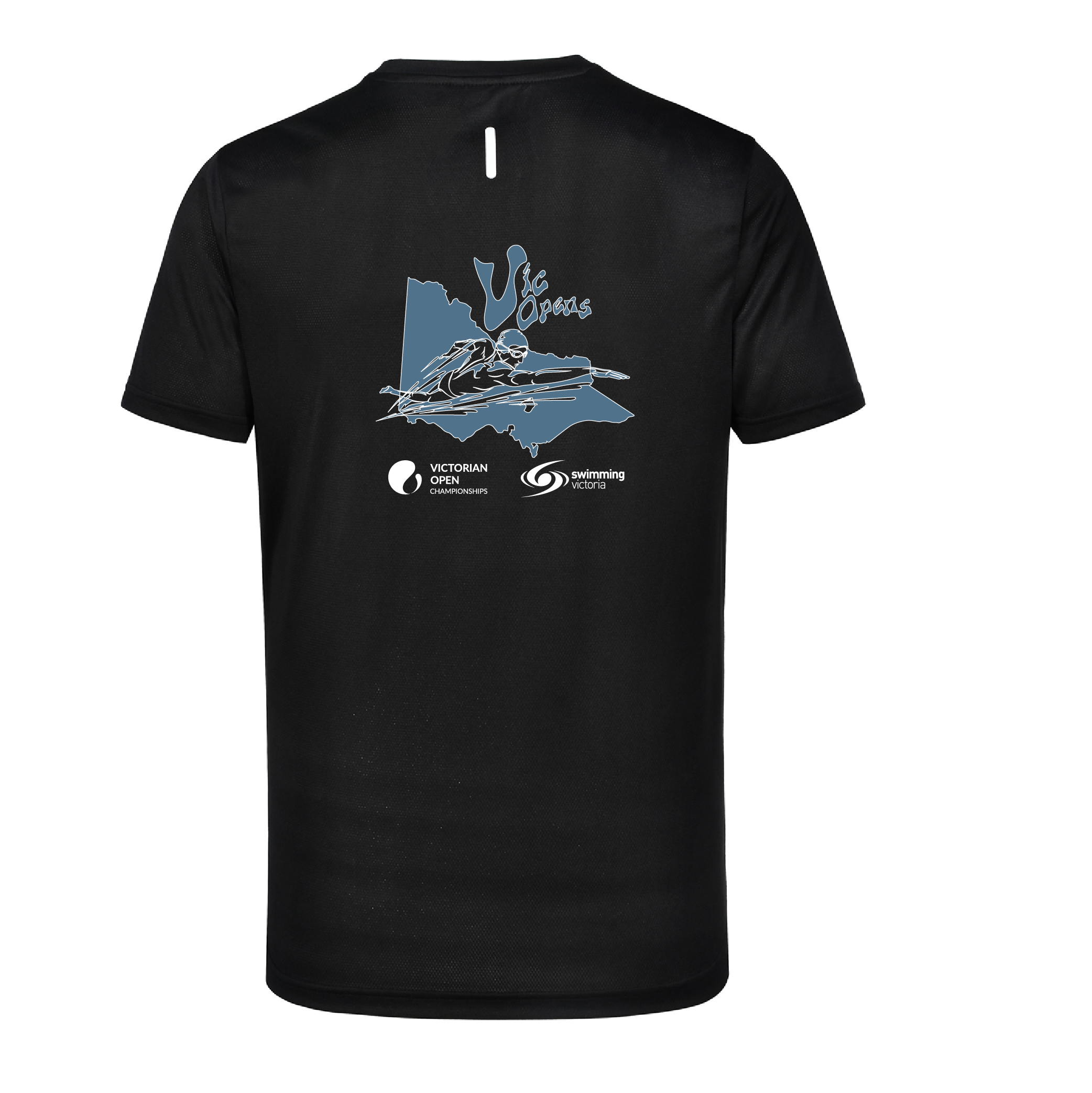2025 VICTORIAN OPEN SHORT COURSE CHAMPIONSHIP SHORT SLEEVE TEE - Women's SLATE BLACK