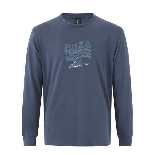 2025 VICTORIAN OPEN SHORT COURSE LONG SLEEVE TEE - UNISEX SLATE BLUE