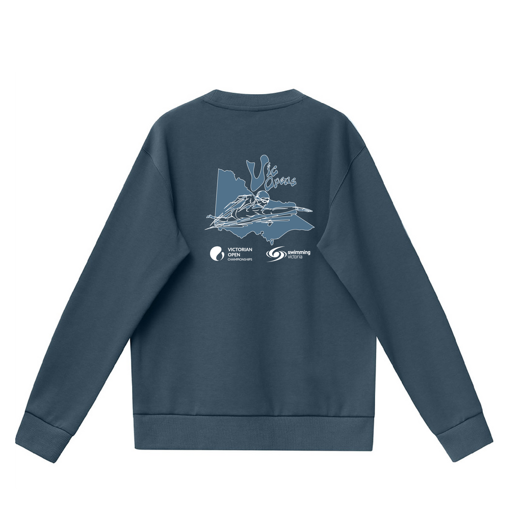 2025 VICTORIAN OPEN SHORT COURSE CHAMPIONSHIP SWEAT TOP - SLATE BLUE