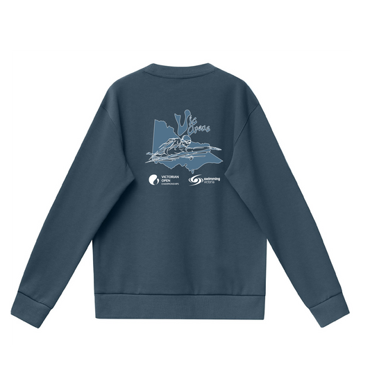 2025 VICTORIAN OPEN SHORT COURSE CHAMPIONSHIP SWEAT TOP - SLATE BLUE