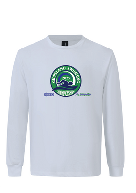 2025 GIPPSLAND CHAMPIONSHIPS LONG SLEEVE TEE - WHITE