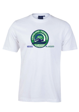 2025 GIPPSLAND CHAMPIONSHIPS SHORT SLEEVE TEE - WHITE