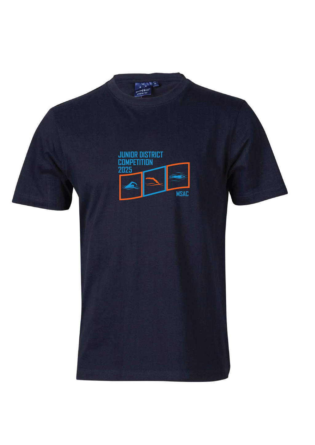 2025 VICTORIAN JUNIOR DISTRICT COMPETITION TEE - NAVY