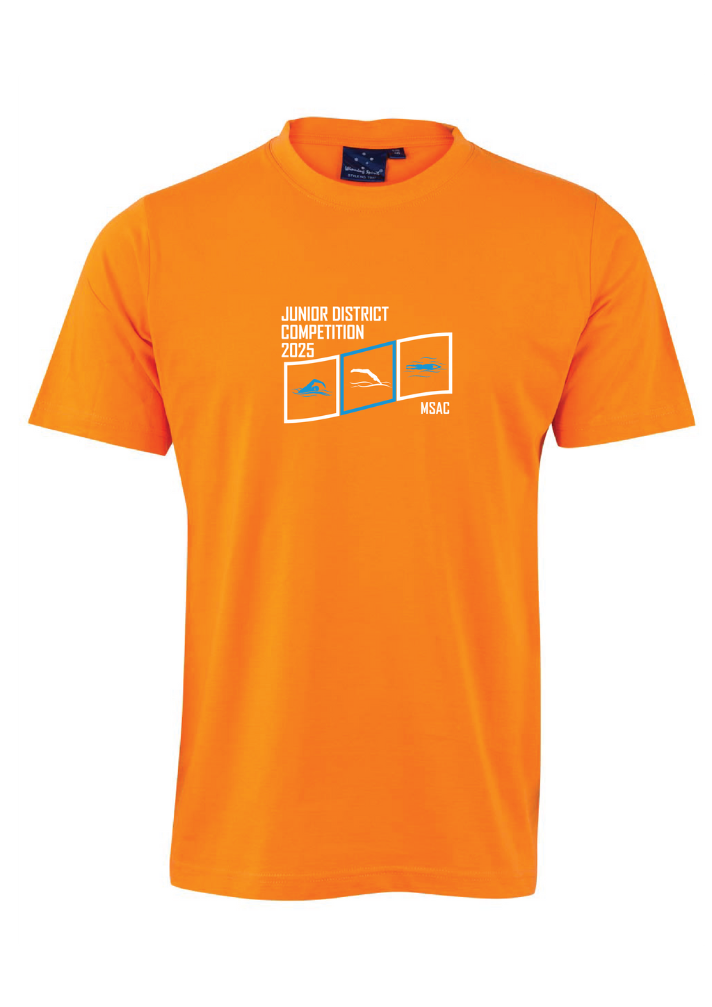 2025 VICTORIAN JUNIOR DISTRICT COMPETITION TEE - ORANGE
