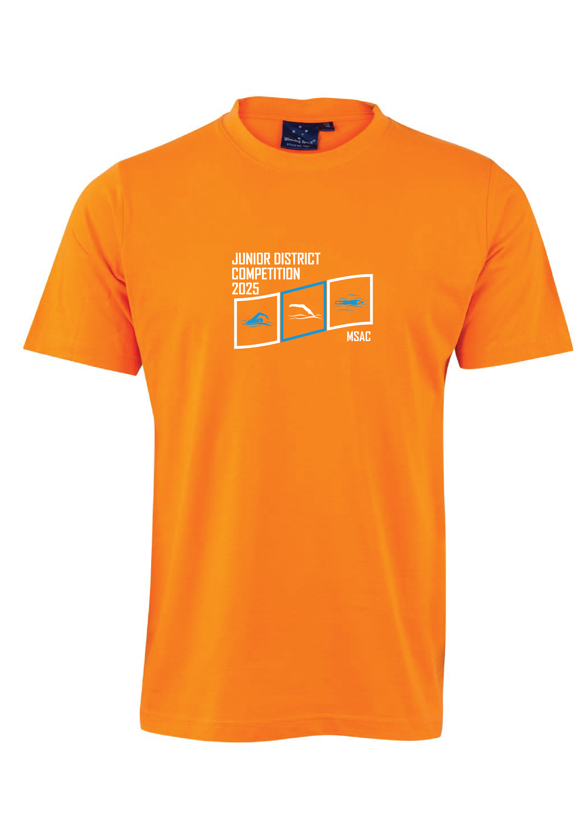 2025 VICTORIAN JUNIOR DISTRICT COMPETITION TEE - ORANGE