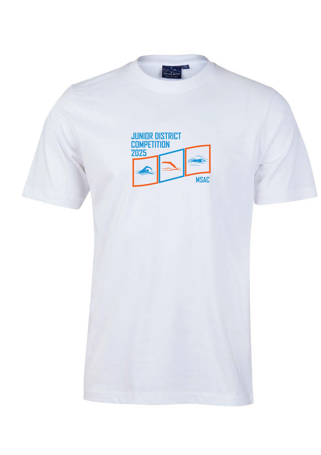 2025 VICTORIAN JUNIOR DISTRICT COMPETITION TEE - WHITE