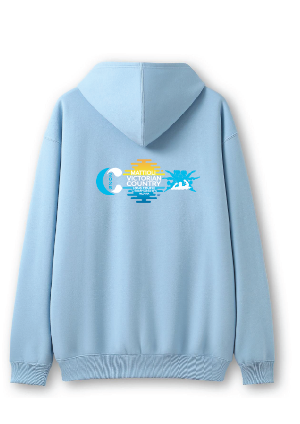 2025 VICTORIAN COUNTRY LC CHAMPIONSHIP ZIP THRU HOODIE- PALE BUE