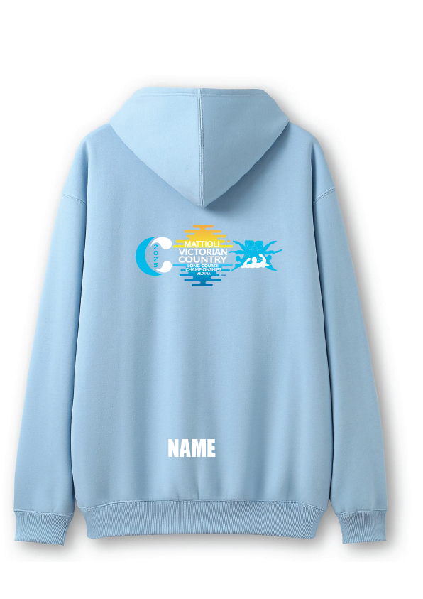 2025 VICTORIAN COUNTRY LC CHAMPIONSHIP ZIP THRU HOODIE- PALE BUE