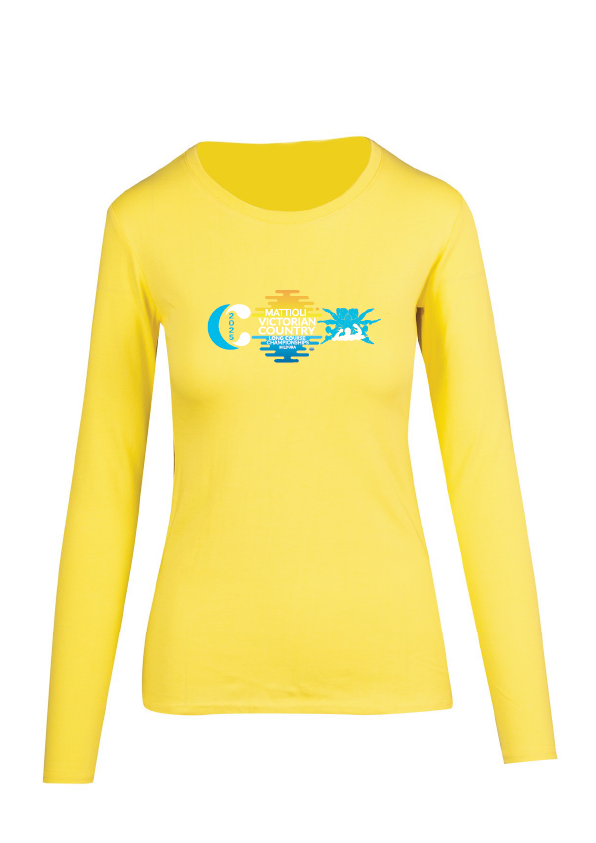 2025 VICTORIAN COUNTRY LC WOMENS LONG SLEEVE TEE - CITRUS