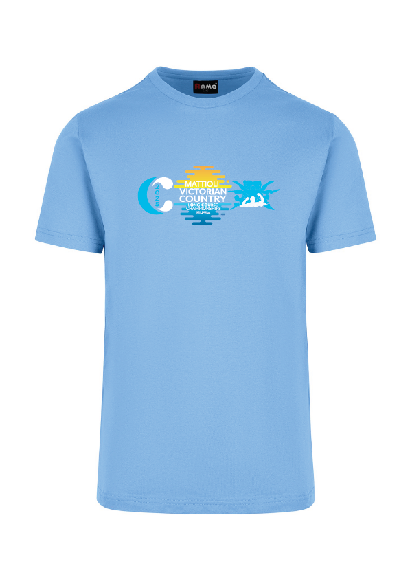 2025 VICTORIAN COUNTRY LC CHAMPIONSHIP SHORT SLEEVE TEE - PALE BLUE