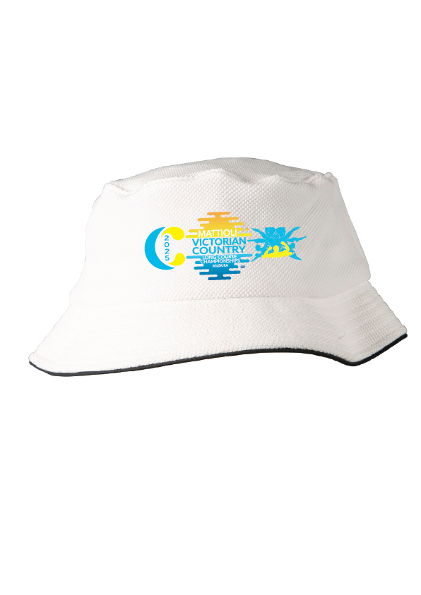 2025 VICTORIAN COUNTRY LC CHAMPIONSHIP BUCKET HAT -WHITE/NAVY