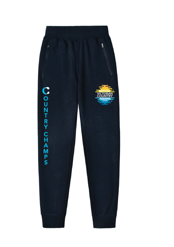 2025 VICTORIAN COUNTRY LC CHAMPIONSHIP TRACKPANT - KIDS SIZES -NAVY