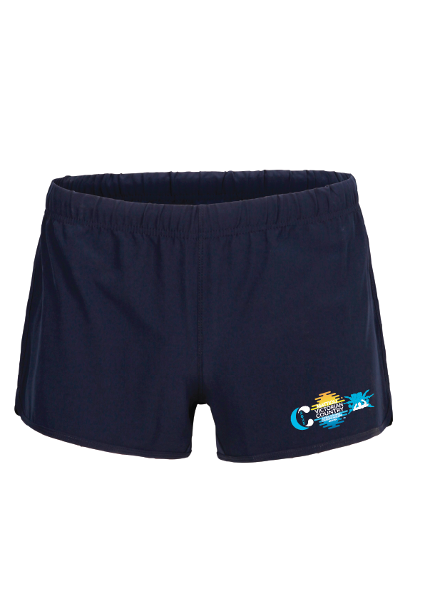 2025 VICTORIAN COUNTRY LONG COURSE CHAMPIONSHIP WOMENS SHORTS - NAVY
