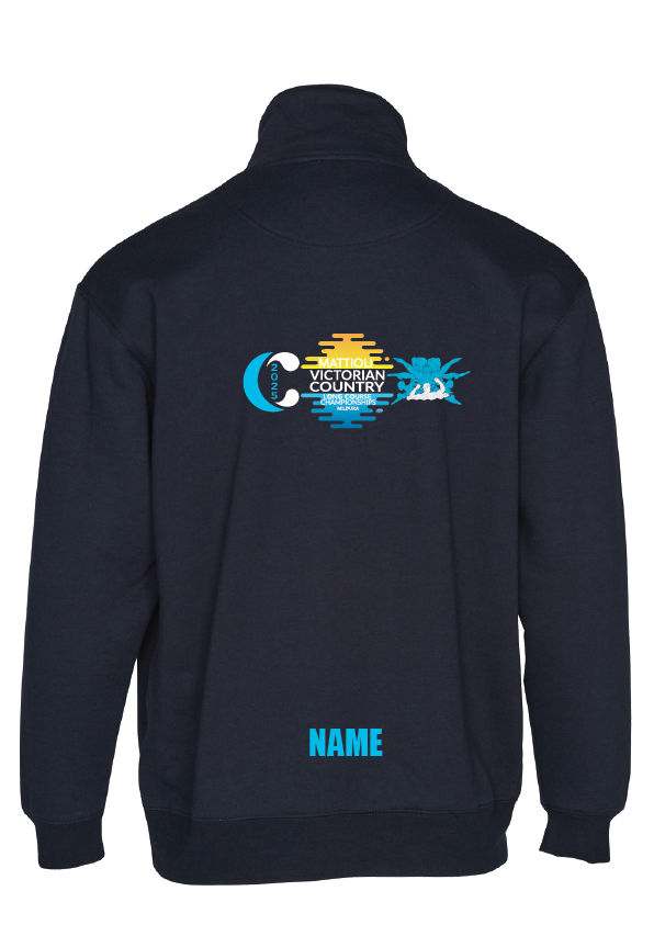 2025 VICTORIAN COUNTRY LC CHAMPIONSHIP 1/4 ZIP SWEAT - NAVY