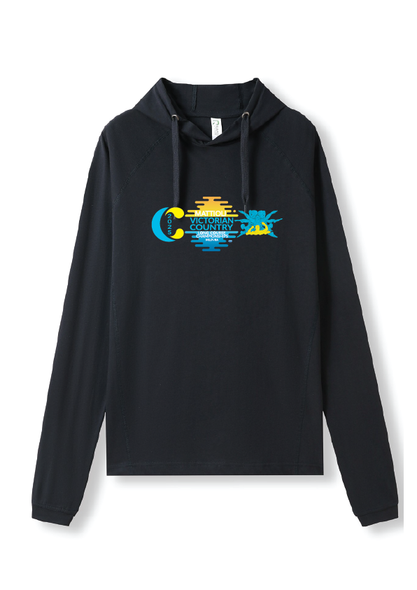 2025 VICTORIAN COUNTRY LC CHAMPIONSHIP HOODED LONG SLEEVE TEE  -  NAVY