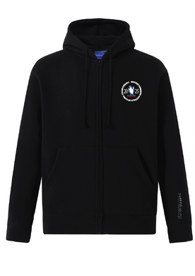 2025 NATIONAL MASTERS CHAMPIONSHIP ZIP THRU HOODIE- UNISEX BLACK