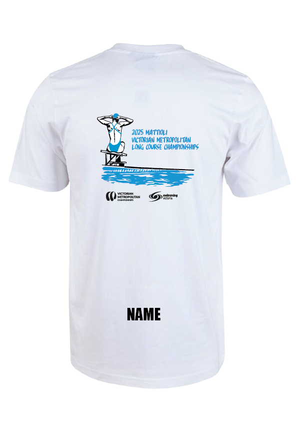 2025 VICTORIAN METRO LC CHAMPIONSHIP SHORT SLEEVE TEE - WHITE/BLUE