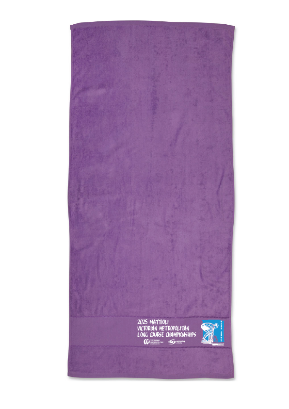 2025 VICTORIAN METRO LC CHAMPIONSHIP TOWEL - PURPLE