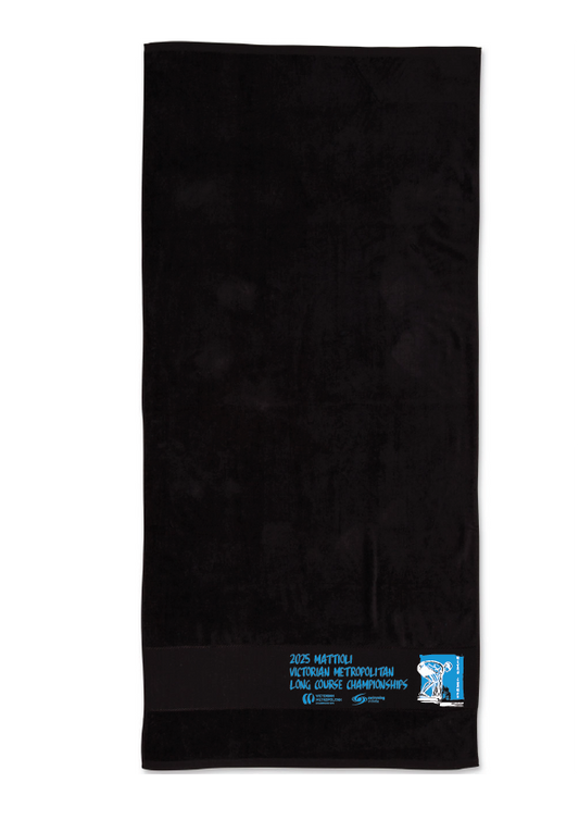 2025 VICTORIAN METRO LC CHAMPIONSHIP TOWEL - BLACK