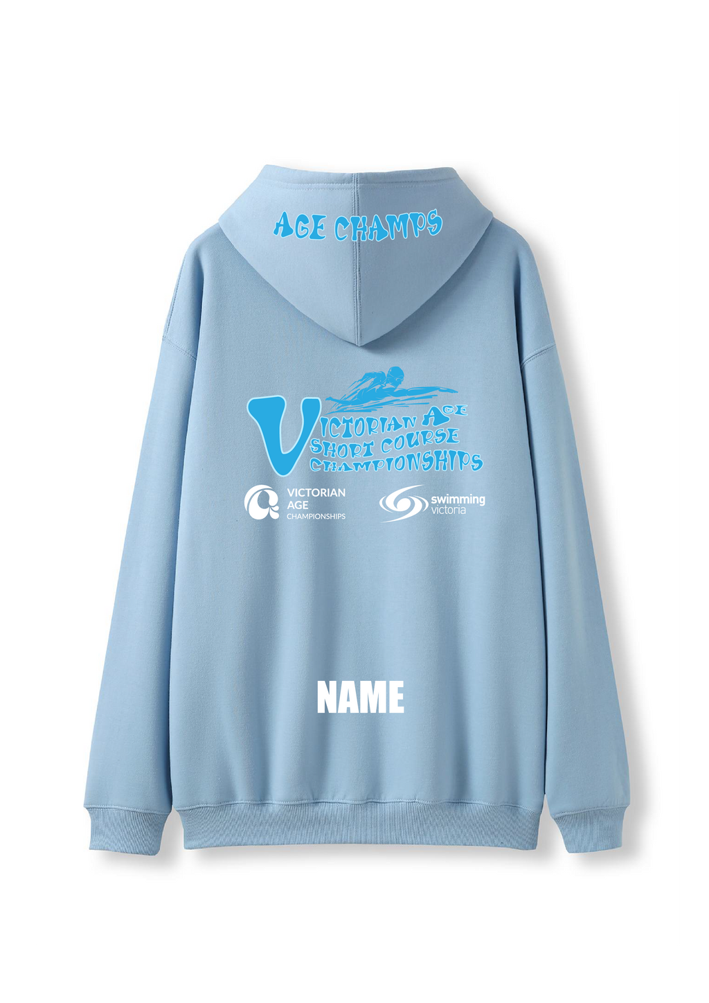 2025 VICTORIAN AGE SC CHAMPIONSHIP ZIP THRU HOODIE- PALE BLUE