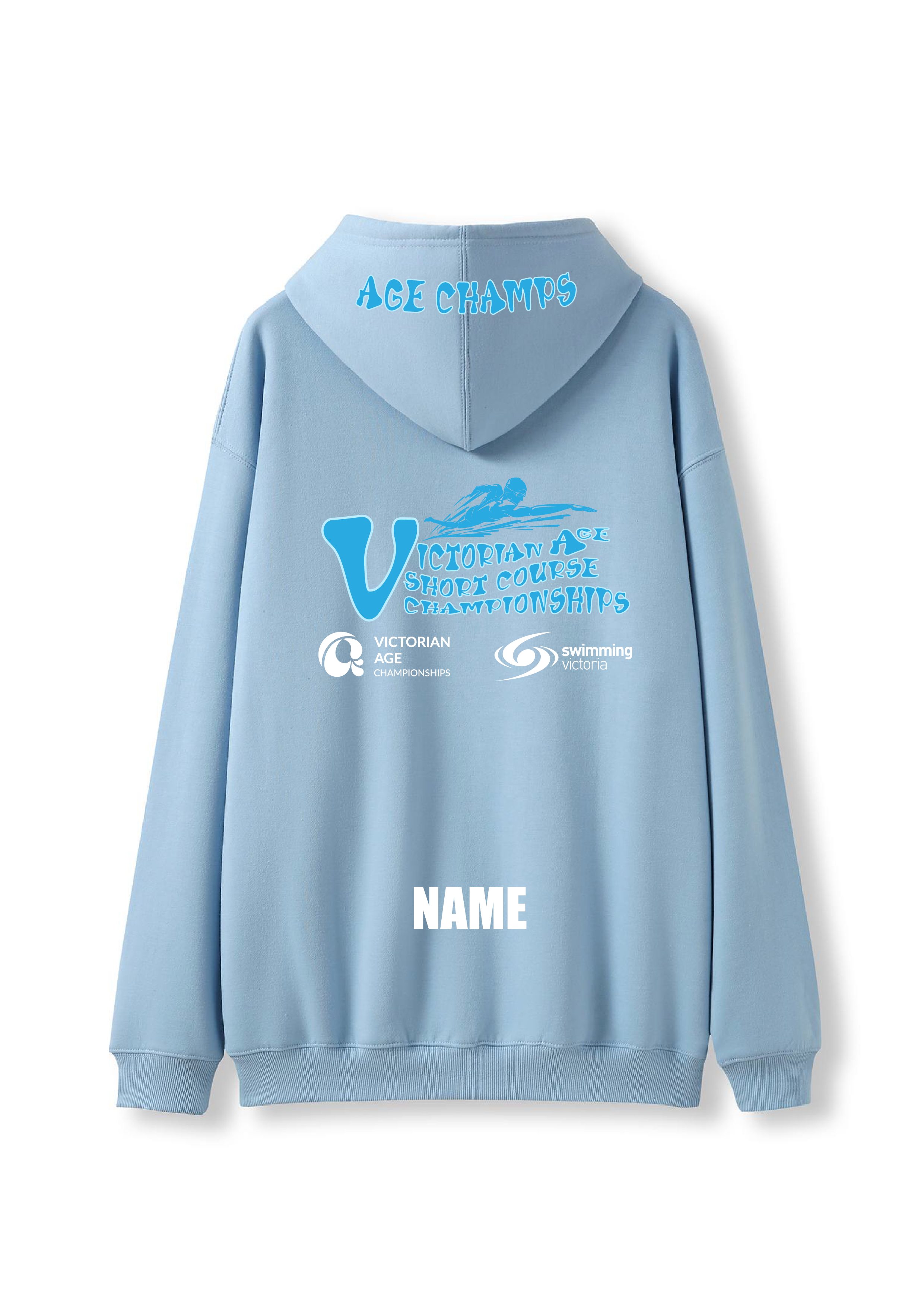 2025 VICTORIAN AGE SC CHAMPIONSHIP ZIP THRU HOODIE- PALE BLUE