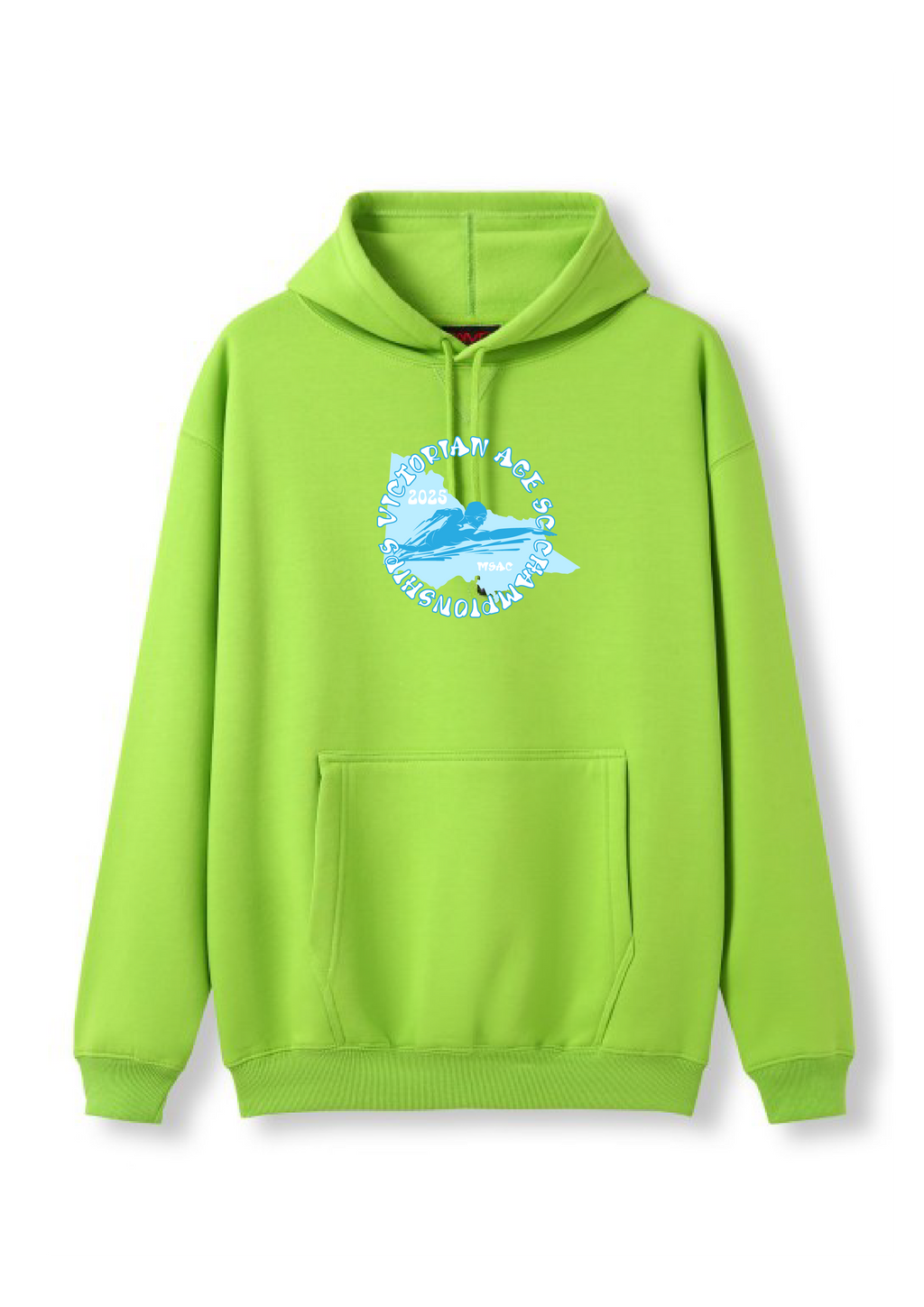 2025 VICTORIAN AGE SC CHAMPIONSHIP HOODIE  -  LIME