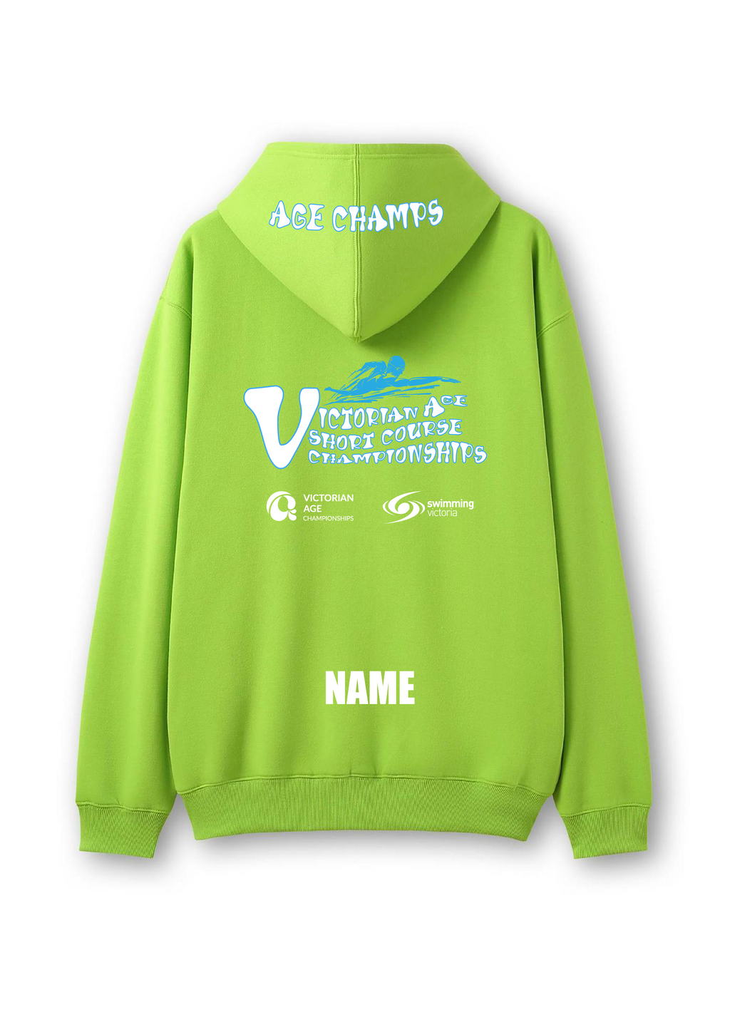 2025 VICTORIAN AGE SC CHAMPIONSHIP HOODIE  -  LIME