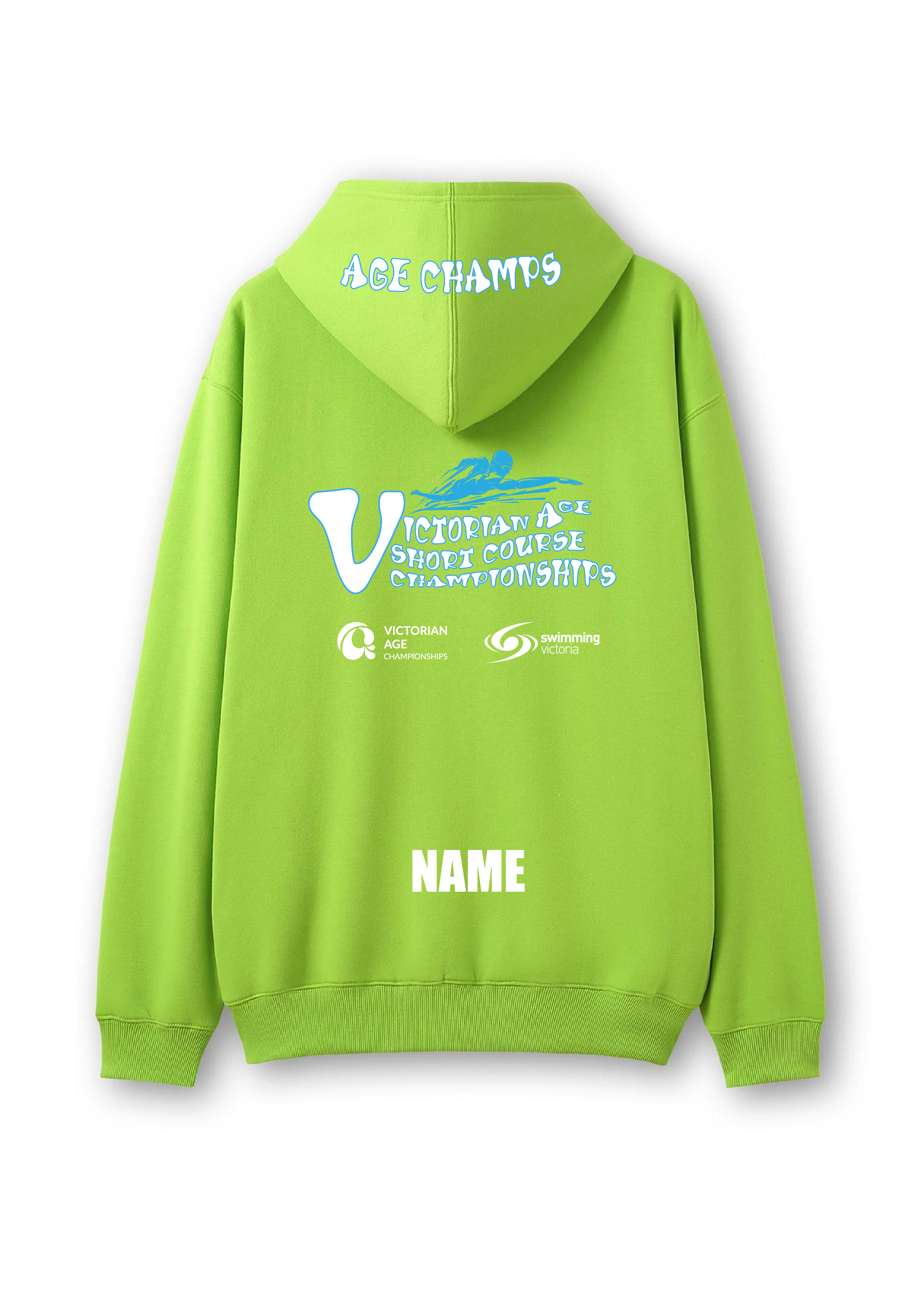 2025 VICTORIAN AGE SC CHAMPIONSHIP HOODIE  -  LIME