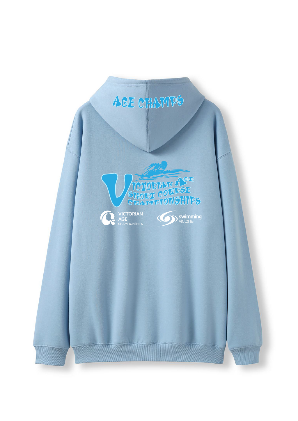 2025 VICTORIAN AGE SC CHAMPIONSHIP ZIP THRU HOODIE- PALE BLUE