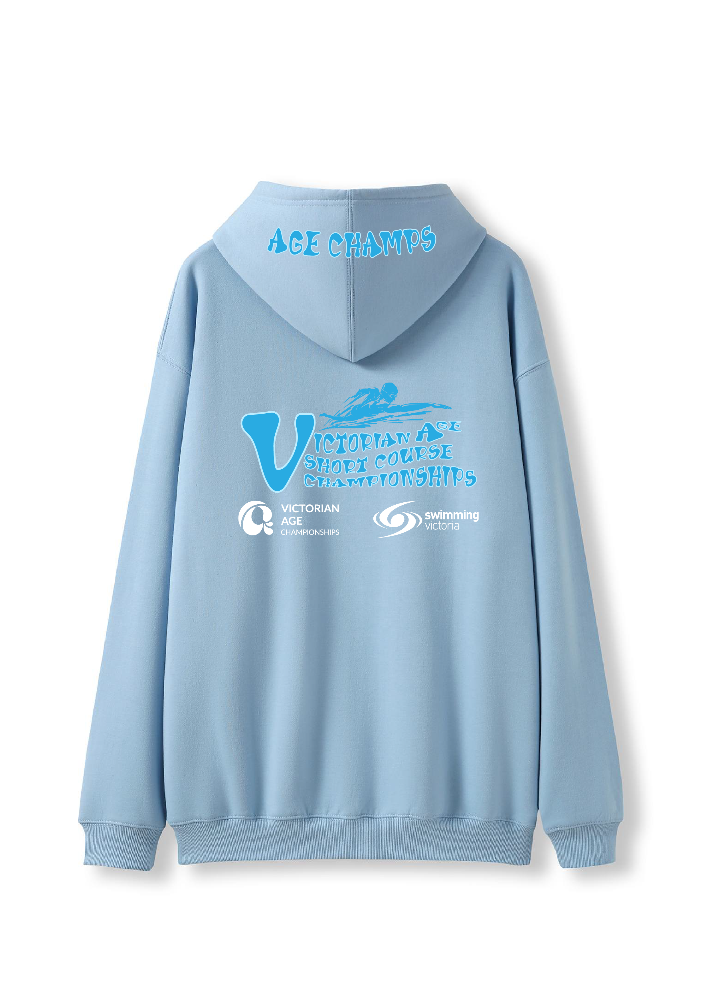 2025 VICTORIAN AGE SC CHAMPIONSHIP ZIP THRU HOODIE- PALE BLUE