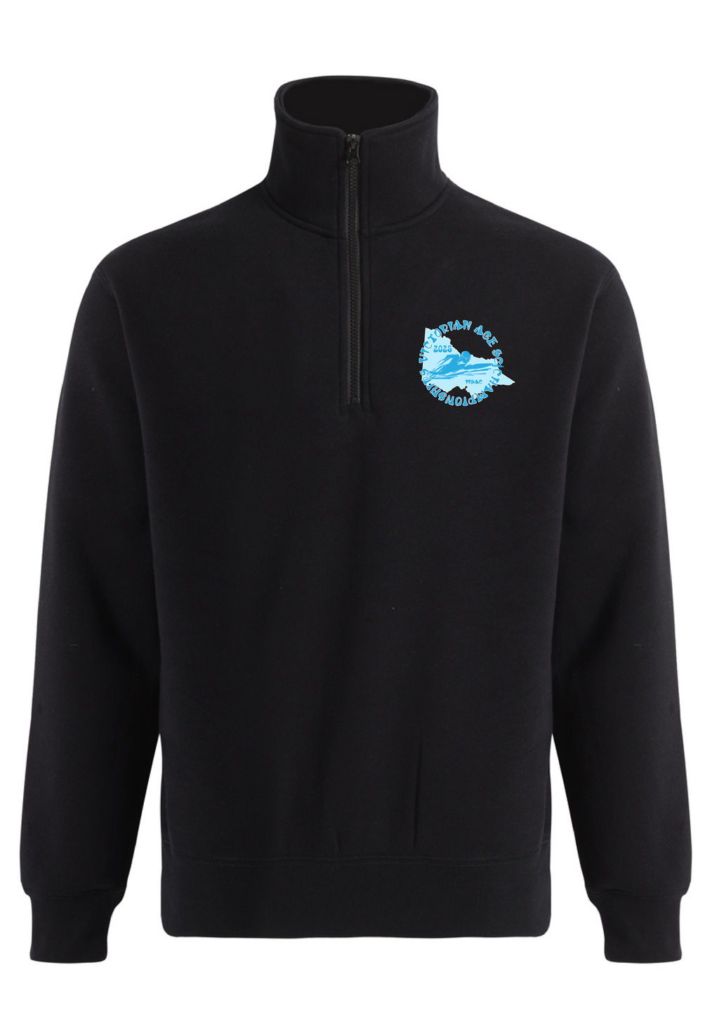 2025 VICTORIAN AGE SC CHAMPIONSHIP 1/4 ZIP SWEAT - BLACK