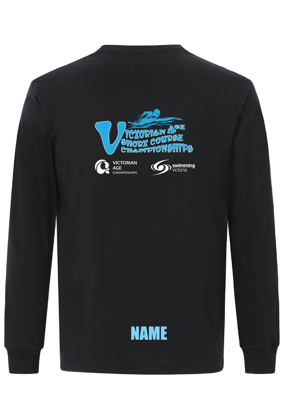 2025 VICTORIAN AGE SC CHAMPIONSHIP LONG SLEEVE TEE - BLACK