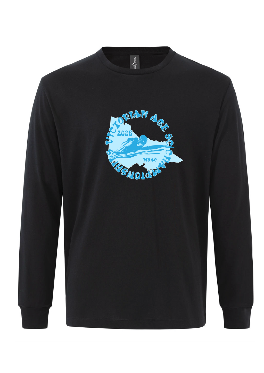 2025 VICTORIAN AGE SC CHAMPIONSHIP LONG SLEEVE TEE - BLACK