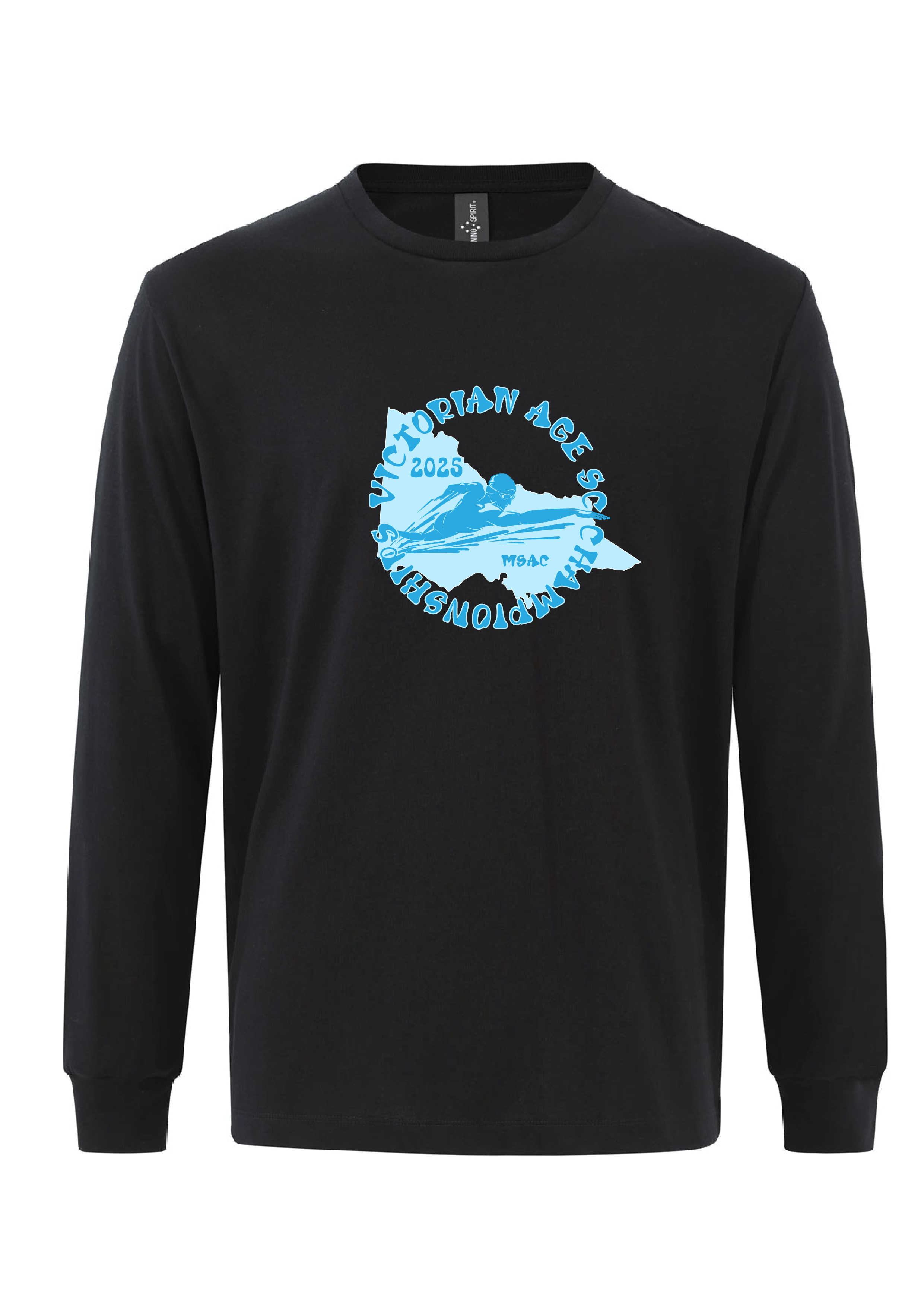 2025 VICTORIAN AGE SC CHAMPIONSHIP LONG SLEEVE TEE - BLACK